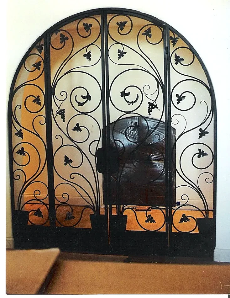 Custom iron door